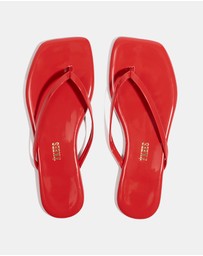 Tkees - Lily Square-Toe Gloss Sandals