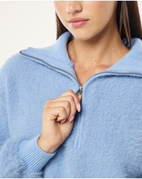 P.E Nation - Greenpoint Knit Zip Neck Sweater