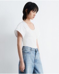 & Other Stories - Scoop-Neck T-Shirt