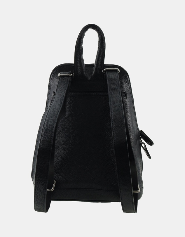 Milleni - Milleni Ladies Genuine Leather Twin Zip Backpack