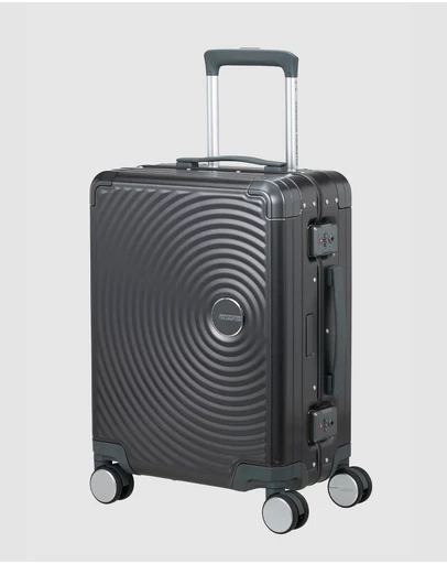 American Tourister - Soundbox Alu Carry-On Tsa Suitcase Expandable (55Cm)