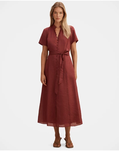 Forever New - Therese Short Sleeves Midi Dress