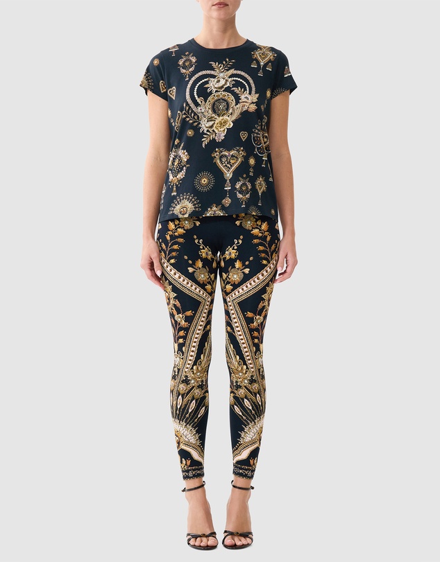 Camilla - Slim Fit Round Neck T-Shirt