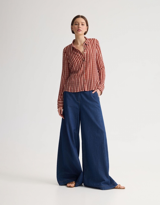 Oxford - Poppy Printed Blouse
