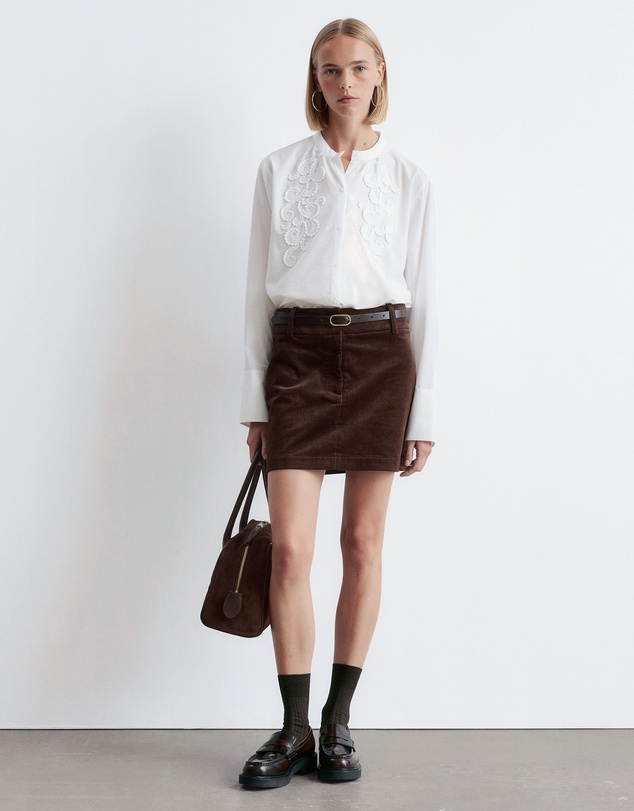 & Other Stories - Cotton Embroidered Blouse