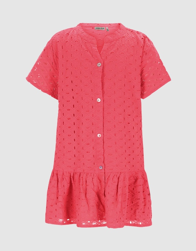 Like FLO - Mace Broderie Anglaise Dress - Kids-Teens