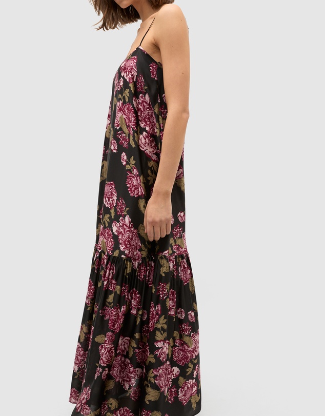 Seed Heritage - Silk Floral Midi Dress