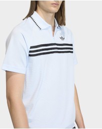 adidas Originals - Chest Stripes Slim Polo Shirt Mens