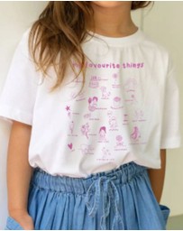 Alex & Ant - Favourite Things Tee - Baby Pink