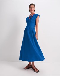 Sportscraft - Ariana Pintuck Linen Dress