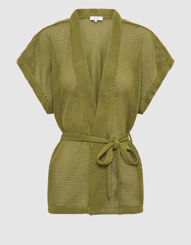 Arms Of Eve - Sardinia Wrap Top - Pistachio