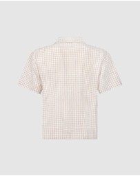 Hunkemoller - Short Sleeve Linen Sleep Shirt