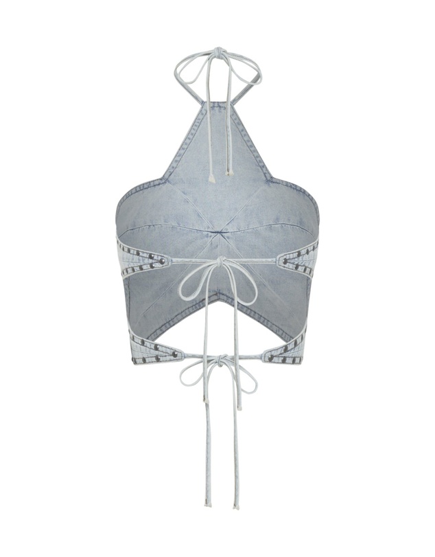ONE TEASPOON - Diamonde Star Denim Top