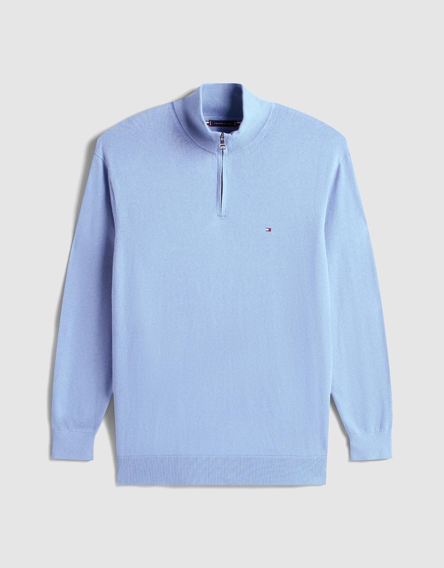 Tommy Hilfiger - Big & Tall Cashmere Half-Zip Jumper