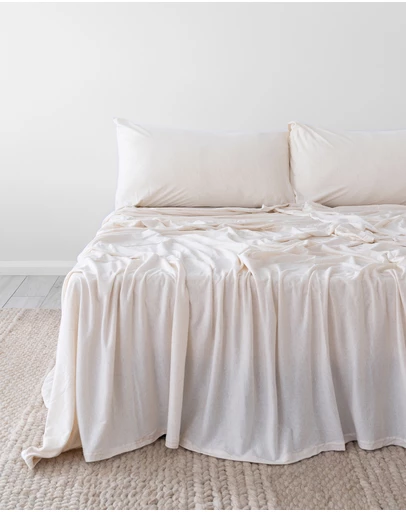 Bambury - BedT Organica Jersey Knit Sheet Set Split King