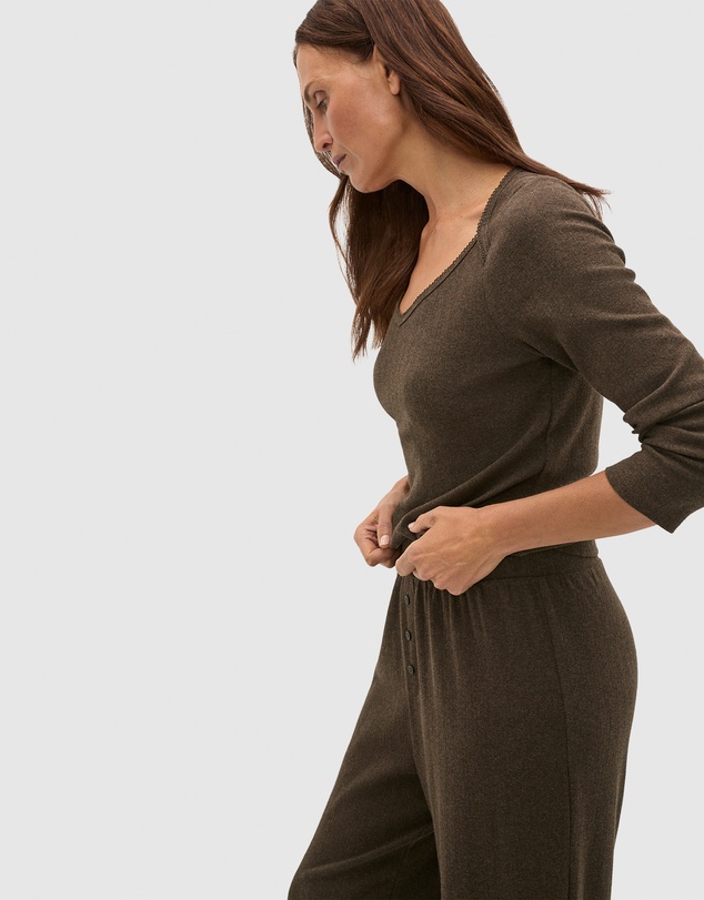 Seed Heritage - Pointelle Top and Pant PJ Set