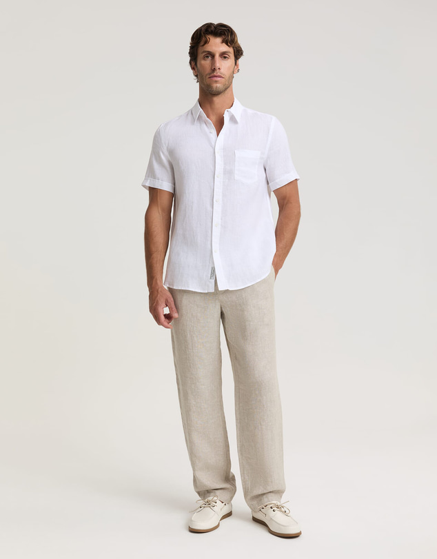 Sportscraft - Short Sleeve Linen Shirt