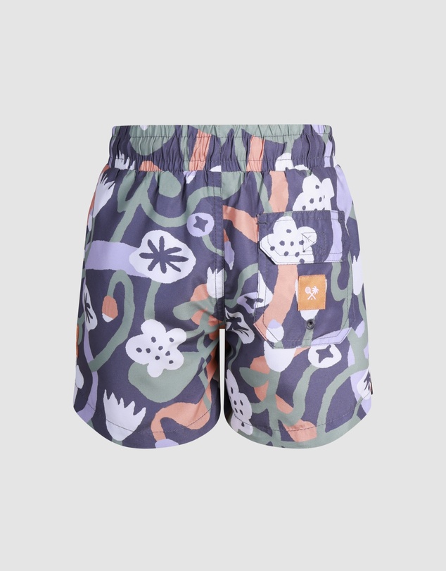 Skwosh - Nan's Backyard Boys Swim Shorts in Navy