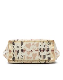Pre-Loved by Azura Reborn - Pre-Loved House Check Coated Canvas Hearts Gracie Tote