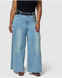 Sunday In The City - Burnt Halo Flare Jean