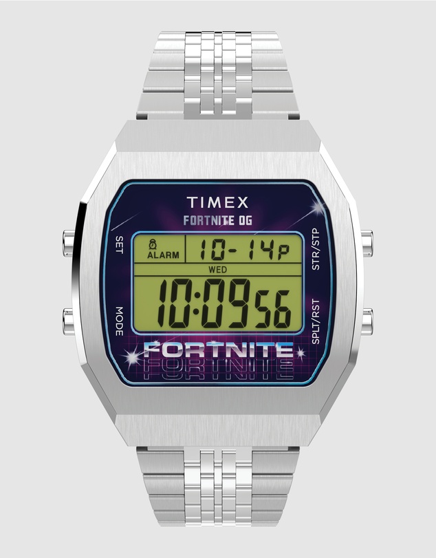 TIMEX - Timex x Fortnite T80 36mm Stainless Steel Bracelet Watch