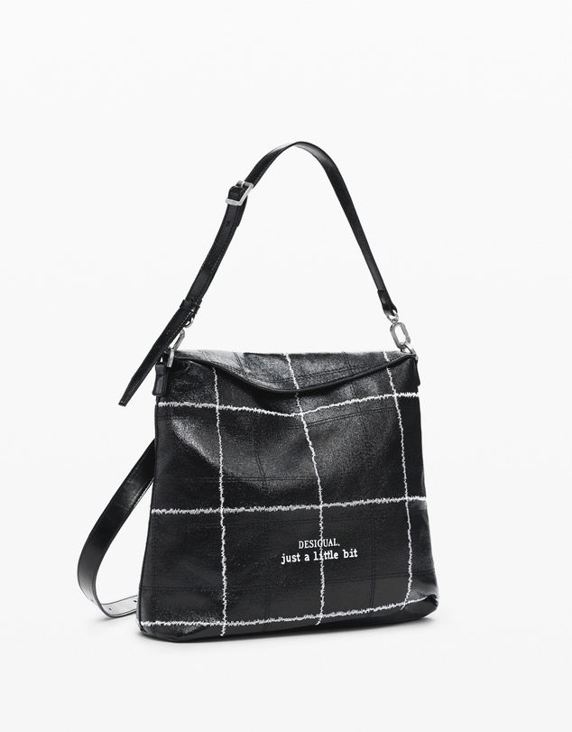 Desigual - Medium convertible checkered backpack