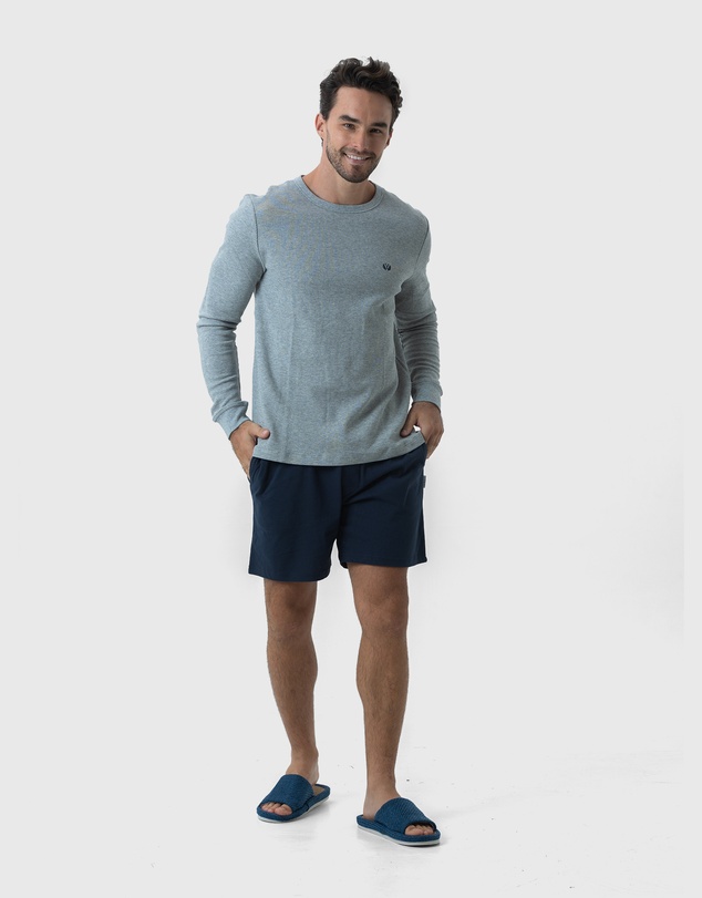 Coast Clothing - Navy Lounge Shorts