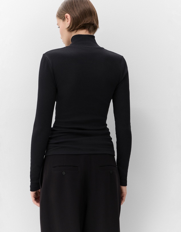 UNISON - Aus Cotton High Neck Top