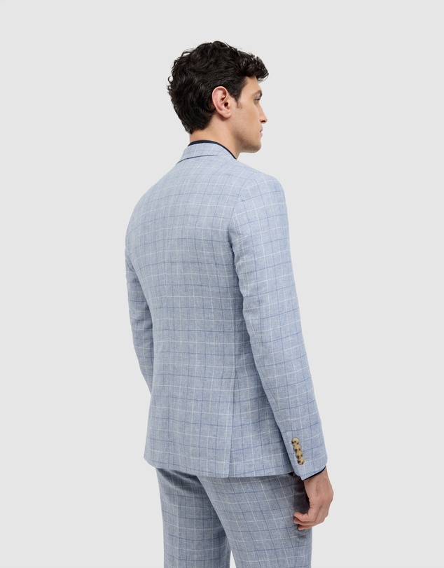 Politix - Windowpane Check Tailored Jacket
