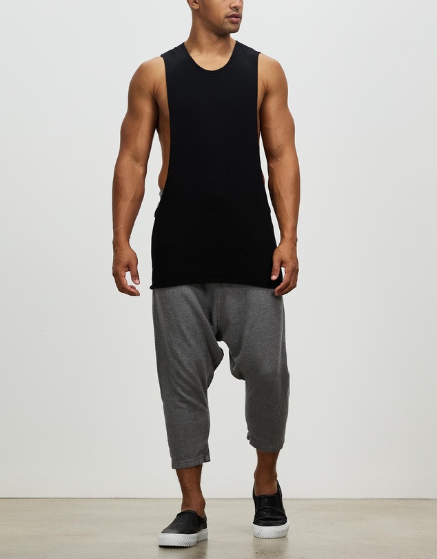 Surrounded By Ghosts - The Titanium Rib Knit Muscle T-Shirt