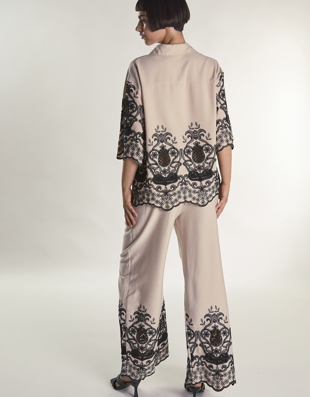 Glamorous - Tie Waist Floaty Trousers