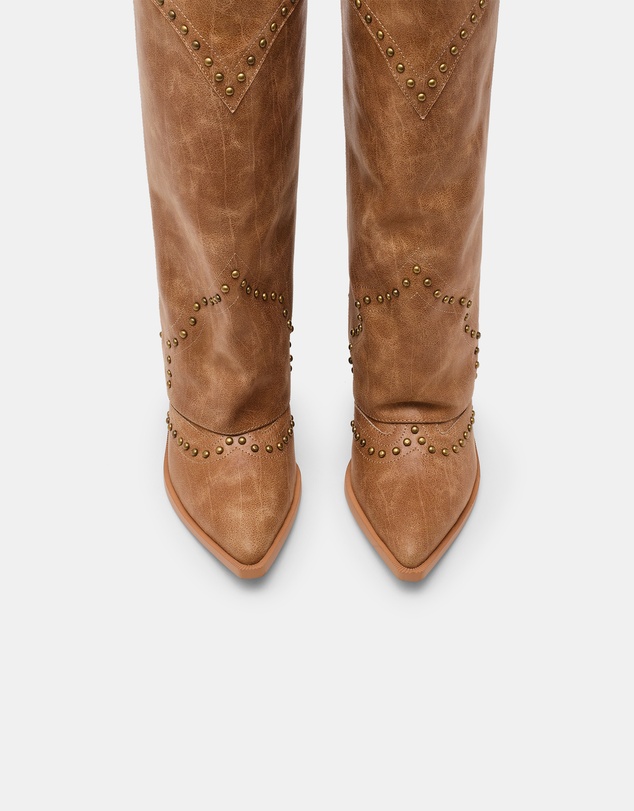 Steve Madden - Streamline Cognac Boots