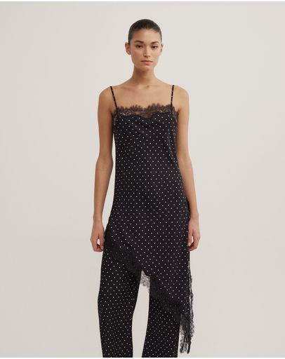 Black Polka Dot