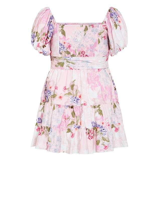 City Chic - Aliyah Print Mini Dress
