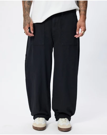 Rolla's - Ezy Barrel Work Canvas Roll Jeans