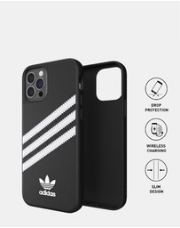 adidas Originals - 3 Stripe Samba iPhone 14 Pro Protective Phone Case PU Leather