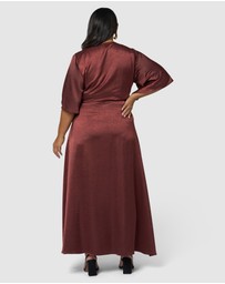 Pink Dusk by Curve Project - Femme Fatale Maxi Dress