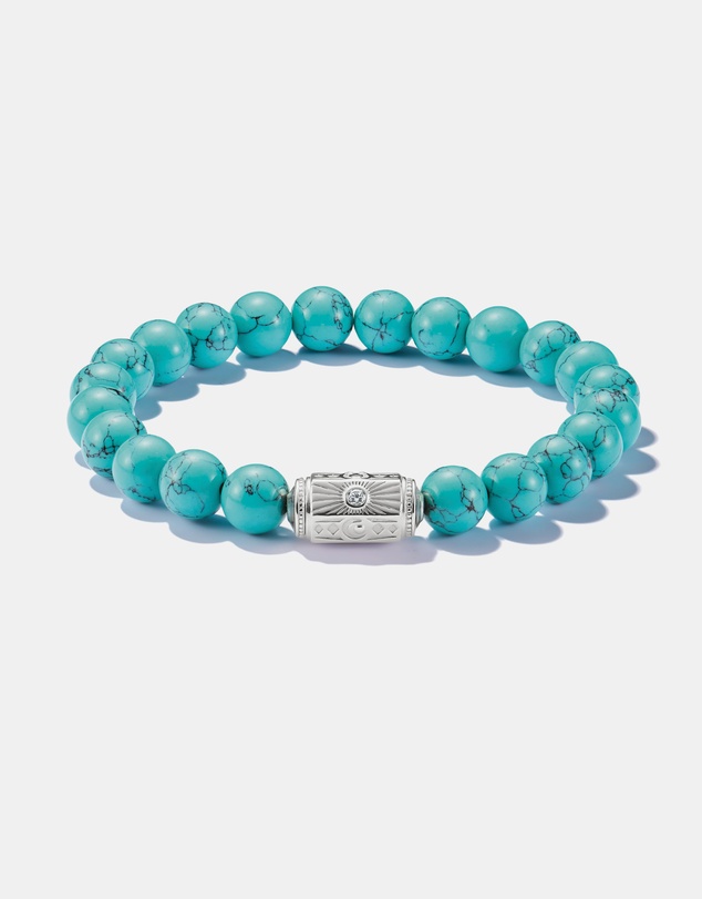 THOMAS SABO - THOMAS SABO Bracelet with imitated Turquoise Beads