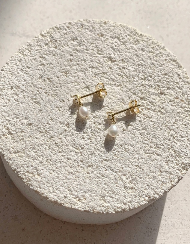 SAINT VALENTINE - Aspen Mini Drop Earrings - Gold