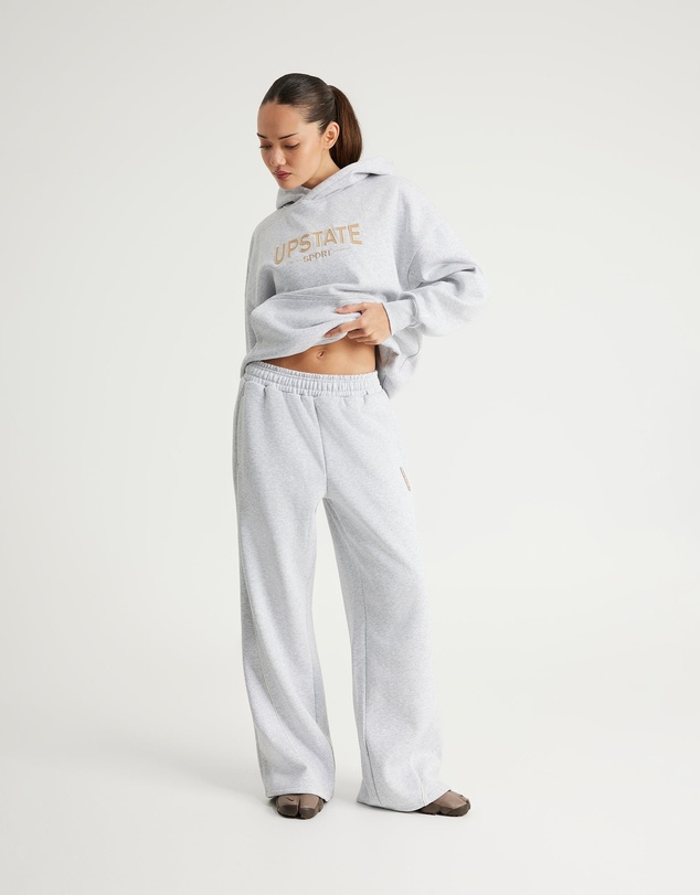 Upstate - Off-Duty Track Pant - Grey Marle