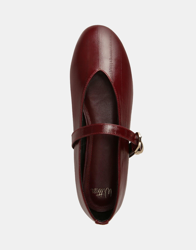 Wittner - Dakota Casual Flats Wine Eel Leather