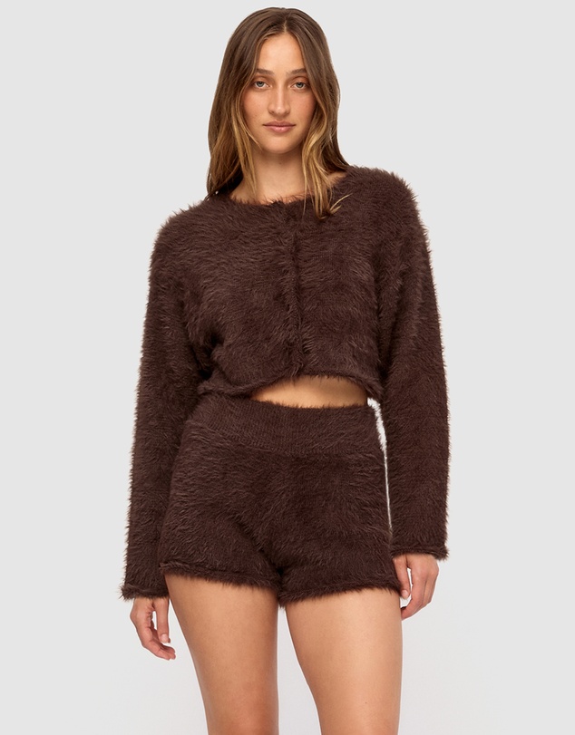 Zulu & Zephyr - Fluffy Knit Cardigan