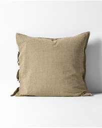 Aura Home - Mini Gingham European Pillowcase