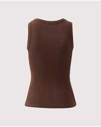 Ceres Life - Zoe Contour Rib Scoop Tank