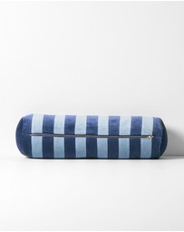 Aura Home - Velvet Stripe Bolster
