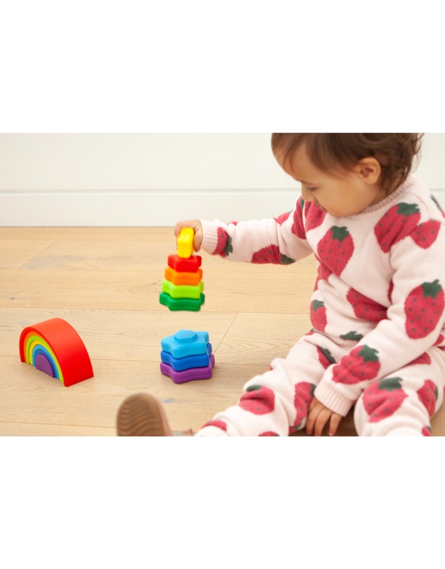 Bright Child - Rainbow Stacking Towers