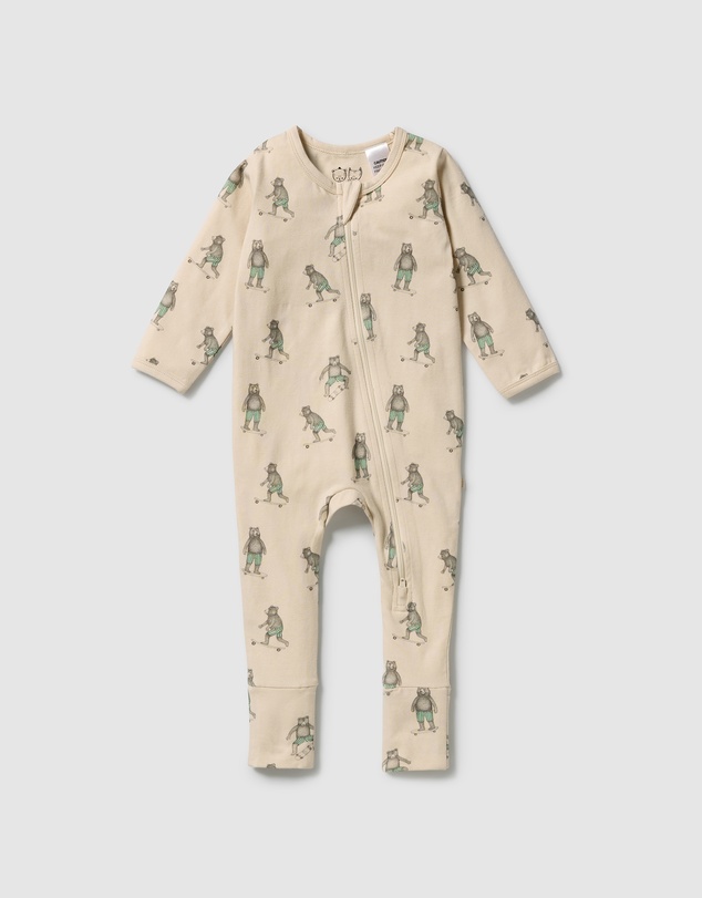Wilson & Frenchy - Organic Zipsuit with Feet - Babies