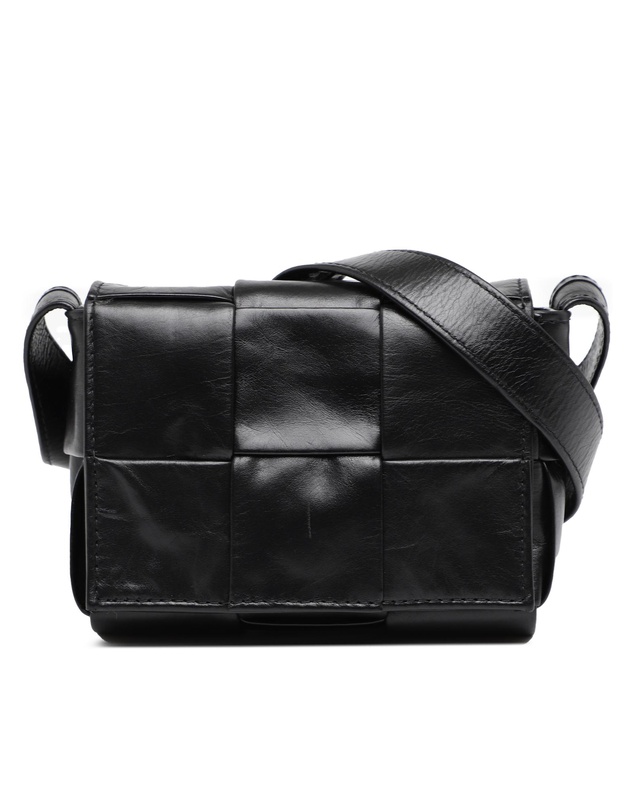 Pre-Loved by Azura Reborn - Pre-Loved Candy Paper Calfskin Intrecciato Cassette Crossbody