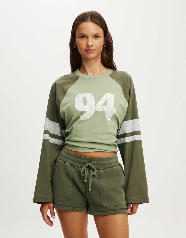 Cotton On Body Active - Active Graphic Raglan Tee