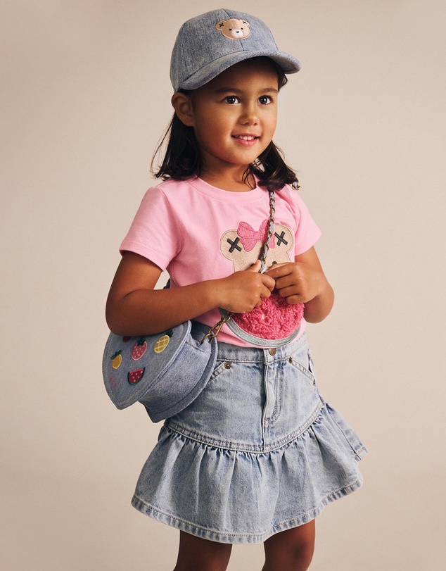 Huxbaby - Dreamy Denim Frilly Skirt - Kids